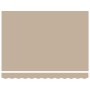Toldo Retráctil con luces de tiras LED Beige 350 x 250 cm tela