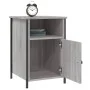 Nachttische 2 Stück graues Sperrholz 40x42x60 cm von vidaXL, Nachttische - Ref: Foro24-825920, Preis: 73,74 €, Rabatt: %
