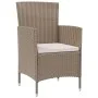 Sillas de jardín con cojines 2 unidades ratán sintético beige de vidaXL, Sillas de jardín - Ref: Foro24-316684, Precio: 126,0...