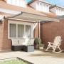 Toldo Retráctil Manual Beige 350 x 250 cm tela