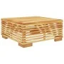 Garten-Couchtisch aus massivem Teakholz 69,5 x 69,5 x 31 cm von vidaXL, Modulare Sofas für den Außenbereich - Ref: Foro24-319...