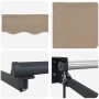 Toldo Retráctil Manual Beige 350 x 250 cm tela