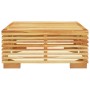 Garten-Couchtisch aus massivem Teakholz 69,5 x 69,5 x 31 cm von vidaXL, Modulare Sofas für den Außenbereich - Ref: Foro24-319...