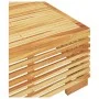 Garten-Couchtisch aus massivem Teakholz 69,5 x 69,5 x 31 cm von vidaXL, Modulare Sofas für den Außenbereich - Ref: Foro24-319...