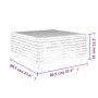 Garden coffee table solid teak wood 69.5x69.5x31 cm by vidaXL, Modular outdoor sofas - Ref: Foro24-319162, Price: 93,35 €, Di...