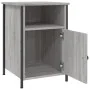 Nachttische 2 Stück graues Sperrholz 40x42x60 cm von vidaXL, Nachttische - Ref: Foro24-825920, Preis: 73,74 €, Rabatt: %
