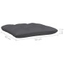 2-seater garden sofa with solid gray pine wood cushions by vidaXL, Modular outdoor sofas - Ref: Foro24-806648, Price: 198,88 ...