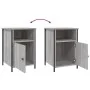 Nachttische 2 Stück graues Sperrholz 40x42x60 cm von vidaXL, Nachttische - Ref: Foro24-825920, Preis: 73,74 €, Rabatt: %