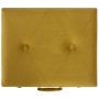 Taburetes de almacenaje 3 piezas terciopelo amarillo mostaza von vidaXL, Bänke für Hallen und Lager - Ref: Foro24-329255, Pre...