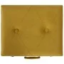 Taburetes de almacenaje 3 piezas terciopelo amarillo mostaza by vidaXL, Benches for halls and storage - Ref: Foro24-329255, P...