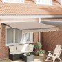 Toldo Retráctil Manual Beige 350x250 cm tela en Toldos | Comprar online en Foro24