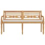 Batavia-Bank mit massivem Teakholzkissen 150 cm von vidaXL, Gartenbänke - Ref: Foro24-319148, Preis: 211,30 €, Rabatt: %