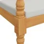 Batavia bench with solid teak wood cushion 150 cm by vidaXL, garden benches - Ref: Foro24-319148, Price: 208,69 €, Discount: %