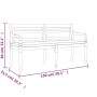 Batavia-Bank mit massivem Teakholzkissen 150 cm von vidaXL, Gartenbänke - Ref: Foro24-319148, Preis: 211,30 €, Rabatt: %