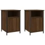 Nachttische 2 Stück braunes Eichensperrholz 40x42x60 cm von vidaXL, Nachttische - Ref: Foro24-825922, Preis: 49,21 €, Rabatt: %