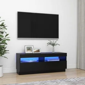 TV-Schrank mit LED-Leuchten schwarz 100x35x40 cm von vidaXL, TV-Möbel - Ref: Foro24-804455, Preis: 69,27 €, Rabatt: %