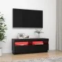 TV cabinet with LED lights black 100x35x40 cm by vidaXL, TV Furniture - Ref: Foro24-804455, Price: 69,27 €, Discount: %