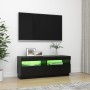 TV-Schrank mit LED-Leuchten schwarz 100x35x40 cm von vidaXL, TV-Möbel - Ref: Foro24-804455, Preis: 69,74 €, Rabatt: %