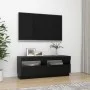 TV cabinet with LED lights black 100x35x40 cm by vidaXL, TV Furniture - Ref: Foro24-804455, Price: 69,27 €, Discount: %