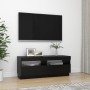 TV-Schrank mit LED-Leuchten schwarz 100x35x40 cm von vidaXL, TV-Möbel - Ref: Foro24-804455, Preis: 69,74 €, Rabatt: %