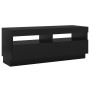 TV-Schrank mit LED-Leuchten schwarz 100x35x40 cm von vidaXL, TV-Möbel - Ref: Foro24-804455, Preis: 69,74 €, Rabatt: %