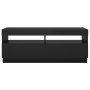 TV-Schrank mit LED-Leuchten schwarz 100x35x40 cm von vidaXL, TV-Möbel - Ref: Foro24-804455, Preis: 69,74 €, Rabatt: %