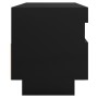Mueble de TV con luces LED negro 100x35x40 cm de vidaXL, Muebles TV - Ref: Foro24-804455, Precio: 72,54 €, Descuento: %