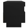 TV cabinet with LED lights black 100x35x40 cm by vidaXL, TV Furniture - Ref: Foro24-804455, Price: 69,27 €, Discount: %
