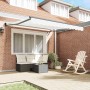 Toldo Retráctil Blanco 350 x 250 cm tela