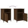 Nachttische 2 Stück braunes Eichensperrholz 40x42x60 cm von vidaXL, Nachttische - Ref: Foro24-825922, Preis: 49,21 €, Rabatt: %