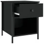 Nachttische 2 Stk. Holzwerkstoff schwarz 40x42x50 cm von vidaXL, Nachttische - Ref: Foro24-825934, Preis: 74,78 €, Rabatt: %