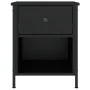 Nachttische 2 Stk. Holzwerkstoff schwarz 40x42x50 cm von vidaXL, Nachttische - Ref: Foro24-825934, Preis: 74,78 €, Rabatt: %