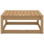 Gartenhocker aus massivem Kiefernholz, honigbraun, 70 x 70 x 30 cm von vidaXL, Gartensets - Ref: Foro24-805673, Preis: 88,38 ...