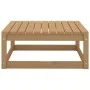 Gartenhocker aus massivem Kiefernholz, honigbraun, 70 x 70 x 30 cm von vidaXL, Gartensets - Ref: Foro24-805673, Preis: 86,94 ...