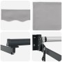 Toldo Retráctil Gris claro 350 x 250 cm tela