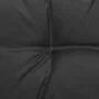Central garden sofa with anthracite cushions and white acacia wood by vidaXL, Modular outdoor sofas - Ref: Foro24-805721, Pri...