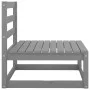 Central sofa for garden and anthracite cushions gray acacia wood by vidaXL, Modular outdoor sofas - Ref: Foro24-805722, Price...