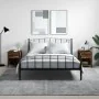 Mesitas noche 2 uds madera ingeniería roble ahumado 40x42x50 cm de vidaXL, Mesitas de noche - Ref: Foro24-825938, Precio: 71,...