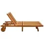 Garden lounger for 2 people and solid acacia wood cushions by vidaXL, Loungers - Ref: Foro24-3061385, Price: 404,96 €, Discou...