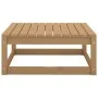 Garden stools with honey brown solid pine wood cushions by vidaXL, Modular outdoor sofas - Ref: Foro24-805728, Price: 66,78 €...