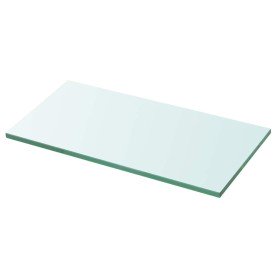 Panel de estante vidrio claro 30x12 cm