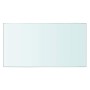 Panel de estante vidrio claro 30x12 cm
