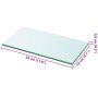 Panel de estante vidrio claro 30x12 cm