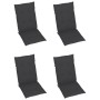 3 Stück klappbare Gartenstühle und Kissen aus massivem Akazienholz von vidaXL, Gartenstühle - Ref: Foro24-3064089, Preis: 248...