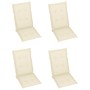 3 Stück klappbare Gartenstühle und Kissen aus massivem Akazienholz von vidaXL, Gartenstühle - Ref: Foro24-3064091, Preis: 241...