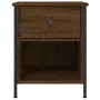 Nachttische, 2 Stück, Eichenbraun, Holzwerkstoff, 40 x 42 x 50 cm von vidaXL, Nachttische - Ref: Foro24-825942, Preis: 74,15 ...