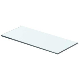 Panel de estante vidrio claro 40x12 cm