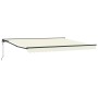 Toldo Retráctil Crema 400x300 cm tela