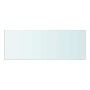 Panel de estante vidrio claro 40x12 cm