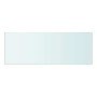 Panel de estante vidrio claro 40x12 cm
